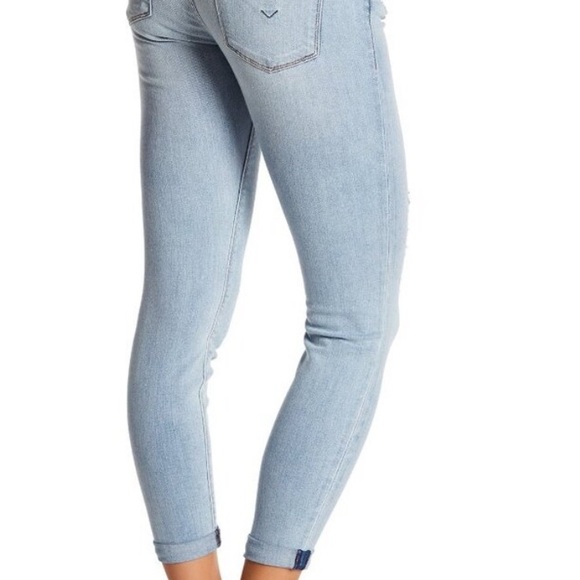 Hudson Jeans Harkin Crop. Super Skinny Cuff - Picture 2 of 13